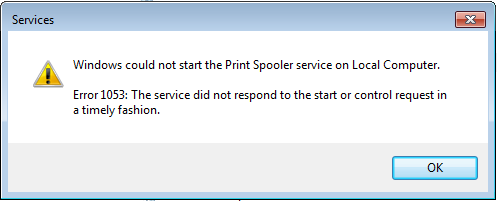 How to Fix Print Spooler Error 1053
