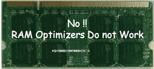 Do not Use RAM Optimizers