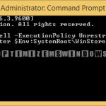 Repair Windows Store through Command Prompt
